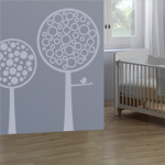 Vinilos Infantiles con dos arbolitos