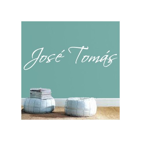 Vinilos decorativos Nombre Jose Tomas