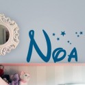 vinilos de paredes con nombre Noa