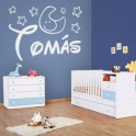 pegatinas de vinilo con nombre Tomás