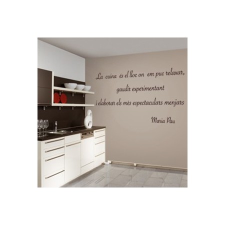 vinilos paredes La Cuina de Maria