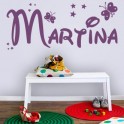 vinilos decorativos con nombre Martina