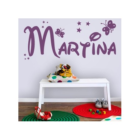 vinilos decorativos con nombre Martina