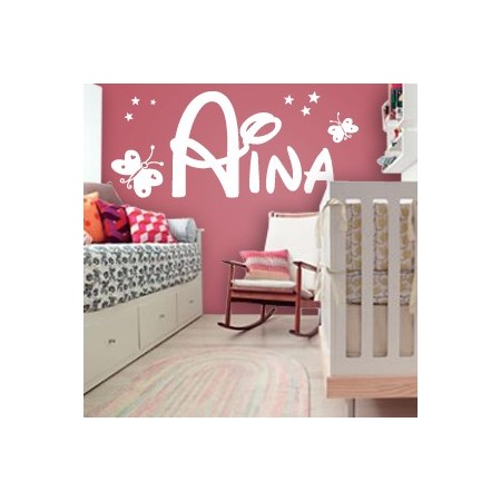 vinilos decorativos con nombre Aina