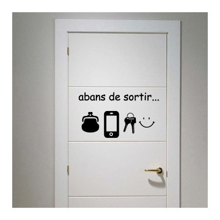 vinilos personalizados catalan Abans de sortir...