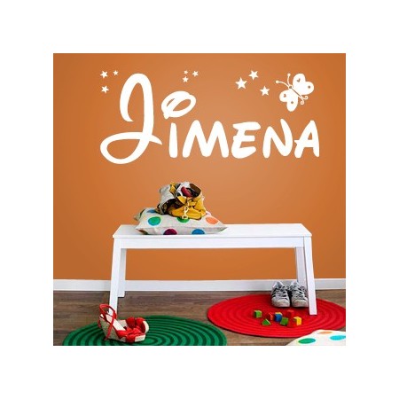 vinilos con nombre Jimena