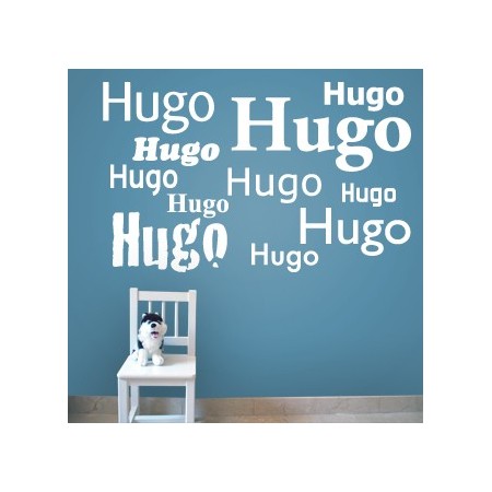 vinilos nombres Hugo