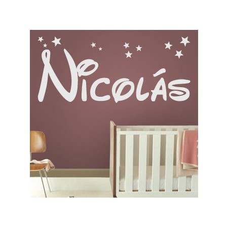 vinilos decorativos nombre Nicolás