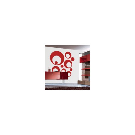 vinilos decorativos circulos pop