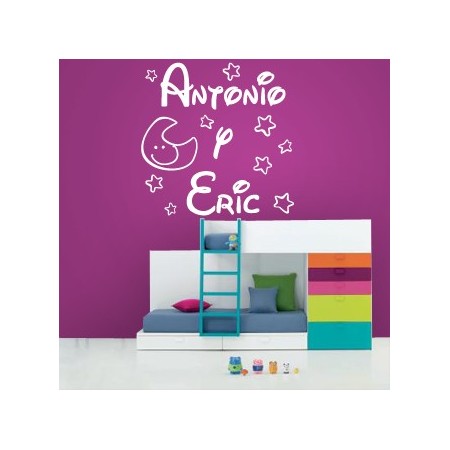 vinilos de nombres Antonio y Eric