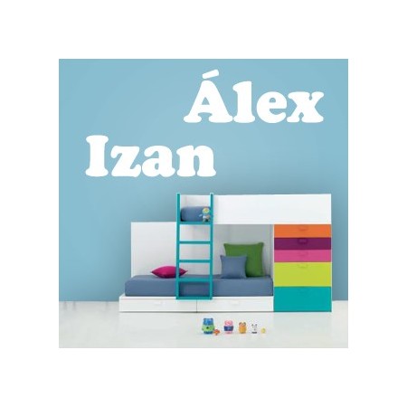 vinilos Nombres Álex Izan