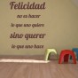 vinilos texto sobre La Felicidad