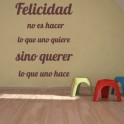 vinilos texto sobre La Felicidad