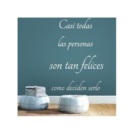 vinilos textos Personas felices