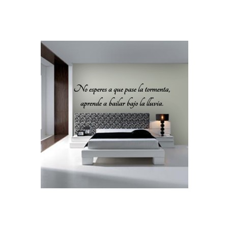 vinilos de textos Bailar bajo la lluvia