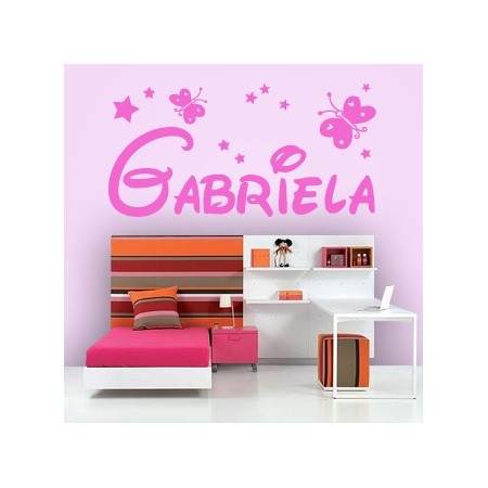 vinilos paredes nombres Gabriela