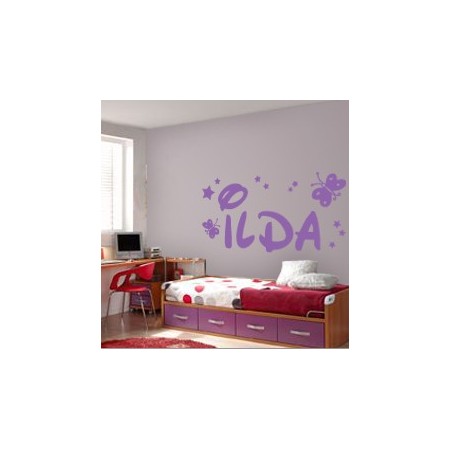 vinilos con nombre Ilda