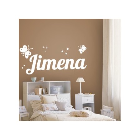 pegatinas pared nombre Jimena