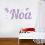 stickers decorativos nombre Noa