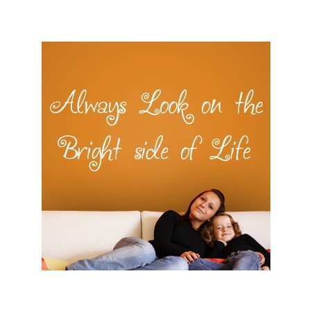 vinilos frase The Bright side of Life