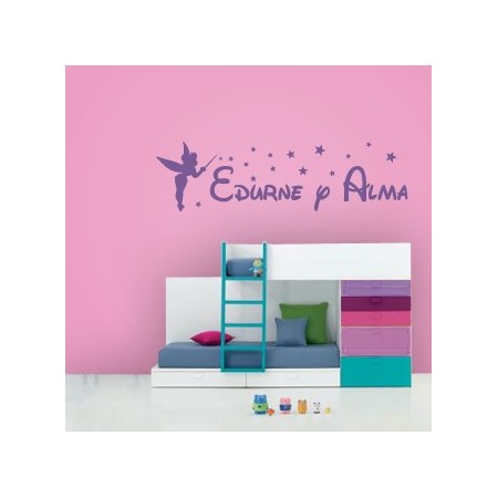 vinilos nombres Hada Edurne y Alma