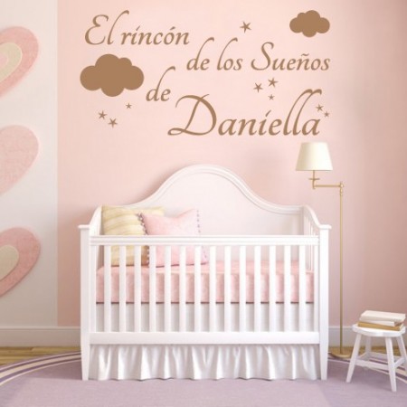 vinilos texto El Rincón de los Sueños de Daniella