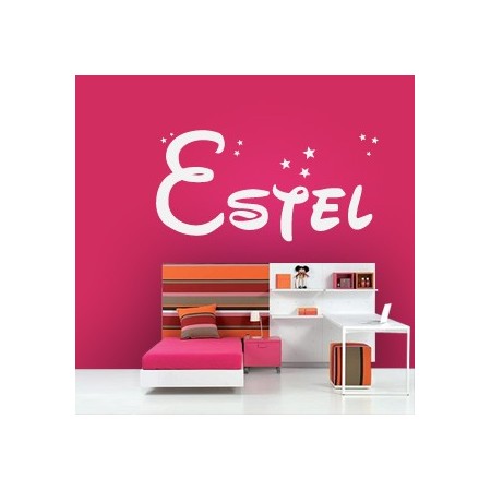 vinilos decorativos con nombre Estel