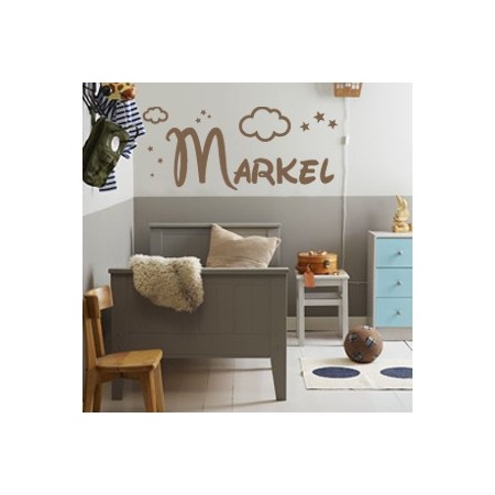 vinilos decorativos nombre Markel