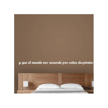 vinilos frases Soñar Despiertos