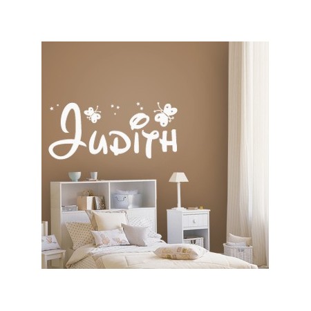 pegatinas paredes nombre Judith