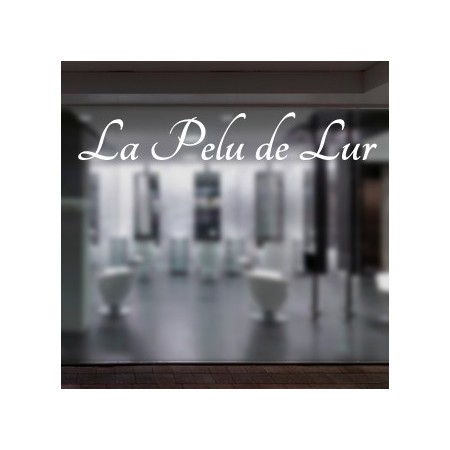 vinilos escaparates Peluquería