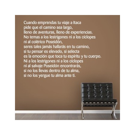 Vinilos poema Itaca Kavafis