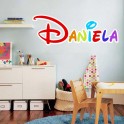 Pegatinas pared Nombre Daniela
