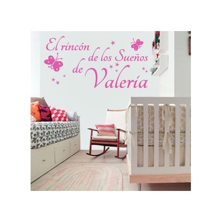 pegatinas pared El Rincón de los Sueños de Valeria