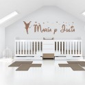 vinilos decorativos Hada María y Julia