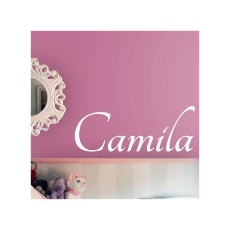 vinilos decorativos nombre Camila