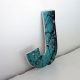 Letras Decorativas con flores J