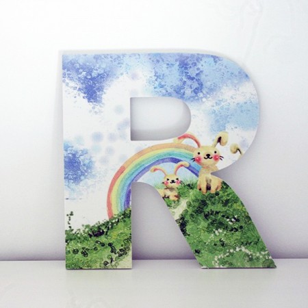 Letras Decorativas R