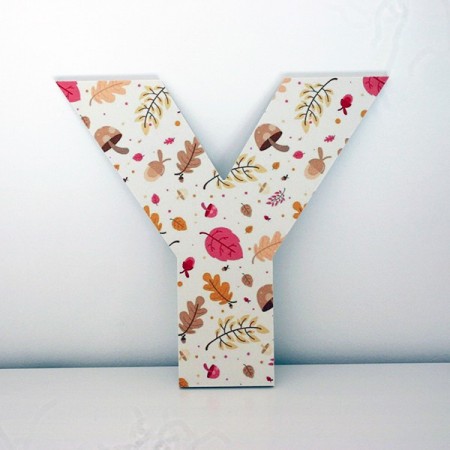 Letras Decorativas infantiles Y