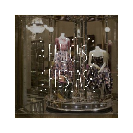 Vinilos Navidad Felices Fiestas