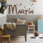 Vinilos decorativos nombre Martín