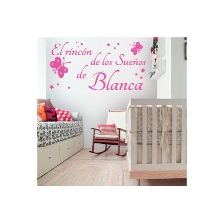 Pegatinas paredes infantiles El Rincón de los Sueños de Blanca