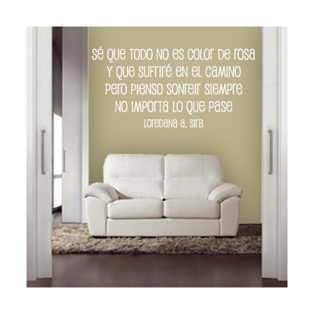 Vinilos frase sobre la vida