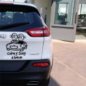 Pegatinas coche Chloe y Sury a Bordo