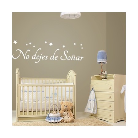 Vinilos decorativos No dejes de Soñar