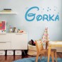 Vinilos decorativos nombre Gorka