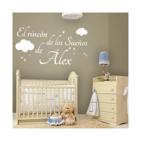 vinilos decorativo El Rincón de los Sueños de Álex