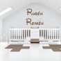 vinilos nombres Rubén y Romén