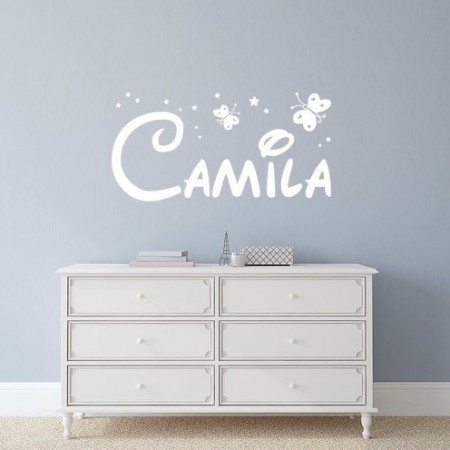 Vinilo nombre Camila