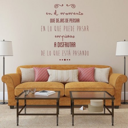 Vinilos Disfruta lo que está pasando